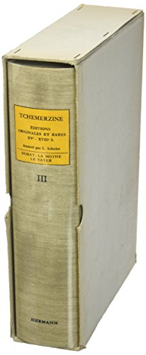 Imagen de archivo de Bibliographie Editions originales et rares d`auteurs franais des XVe, XVIe, XVIIe et XVIIe s: Tome 3 : Dorat - La Mothe Le Vayer a la venta por Buchpark