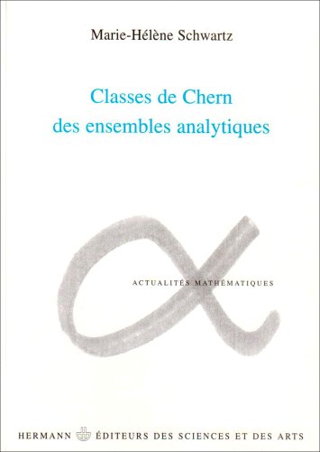 Stock image for Classes de chern des ensembles analytiques for sale by Ammareal