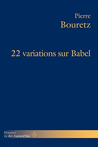 Imagen de archivo de 22 variations sur Babel a la venta por Revaluation Books