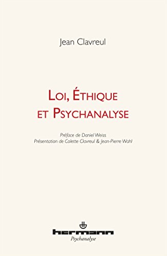 Beispielbild fr Loi, thique et psychanalyse (HR.HERMAN.PSYCH) (French Edition) zum Verkauf von Books Unplugged