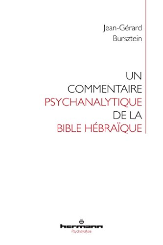 Stock image for Un commentaire psychanalytique de la Bible hbraque for sale by Revaluation Books