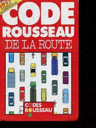 Immagine dell'editore per CODE ROUSSEAU 1991 venduto da LiLi - La Libert des Livres