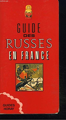 Stock image for Guide des Russes en France for sale by medimops
