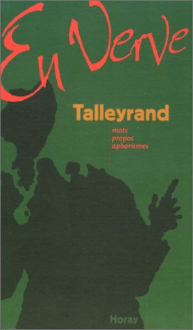 9782705803322: Talleyrand En Verve
