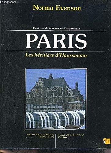 Stock image for Paris: cent ans de travaux et d`urbanisme 1878-1978 for sale by medimops