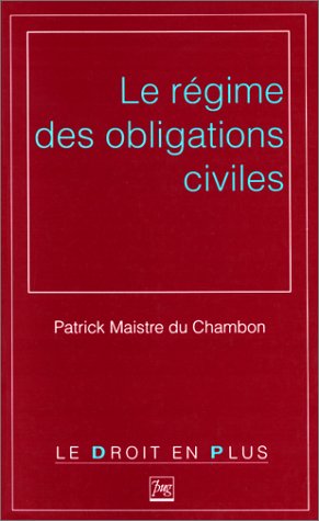 Stock image for Le rgime des obligations civiles for sale by medimops