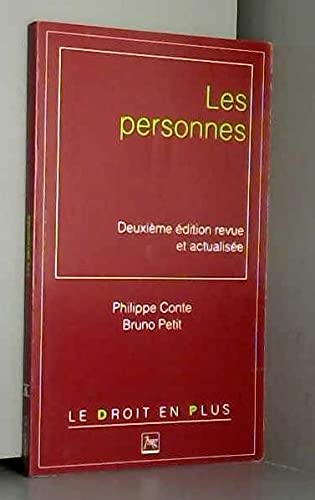 Imagen de archivo de Les personnes, 2e dition refondue a la venta por medimops