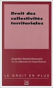 9782706107610: Le droit des collectivits territoriales