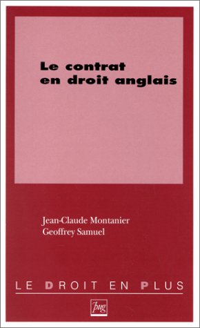 Stock image for Le contrat en droit anglais (DROIT EN PLUS) for sale by Hawking Books