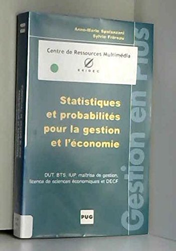 Stock image for Statistiques et probabilits pour la gestion et l'conomie for sale by Ammareal