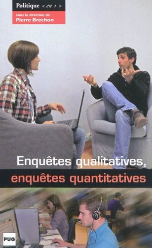 9782706116735: Enqutes qualitatives, enqutes quantitatives