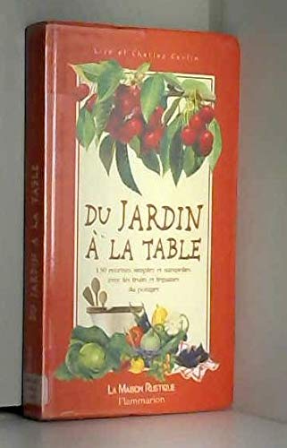 Stock image for Du jardin  la table for sale by Ammareal