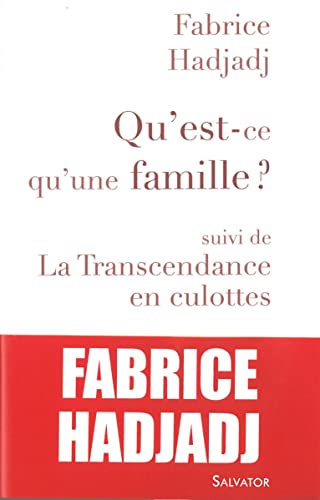 Imagen de archivo de Qu'est-ce qu'une famille ? a la venta por medimops