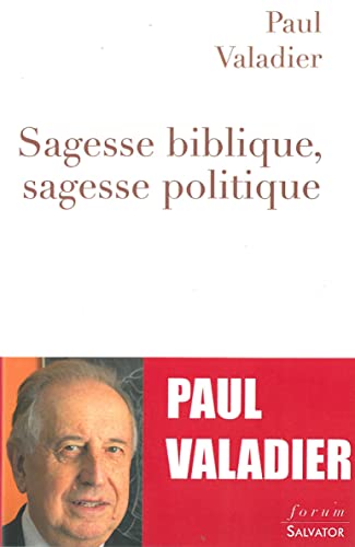 9782706712715: Sagesse biblique, sagesse politique