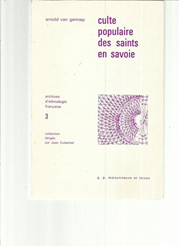 Imagen de archivo de Culte populaire des saints en savoie a la venta por Ammareal