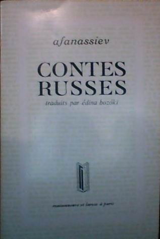 Beispielbild fr Contes russes (Les littratures populaires de toutes les nations. Nouvelle srie) zum Verkauf von Ammareal