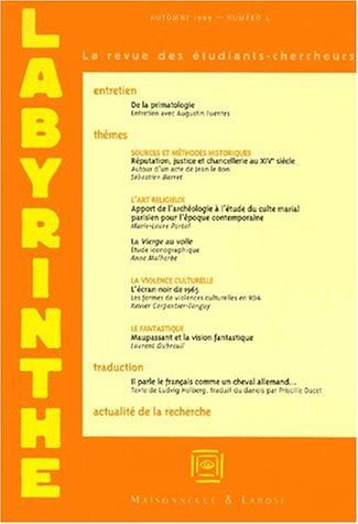 Beispielbild fr Labyrinthe, N 4, Automne 1999 : zum Verkauf von Ammareal