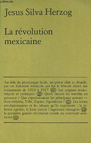 Imagen de archivo de La rvolution mexicaine a la venta por medimops
