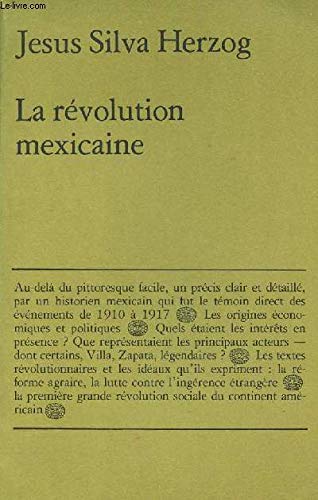 Stock image for La rvolution mexicaine for sale by medimops