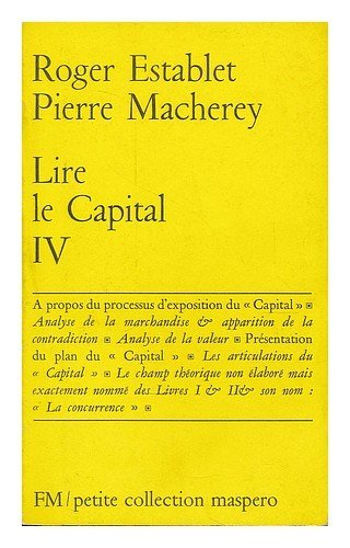 9782707102317: Lire Le capital