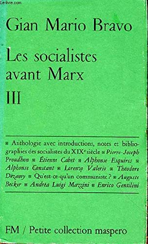 9782707103154: Socialis avant Marx t1 073193 (Petite Col Masp)