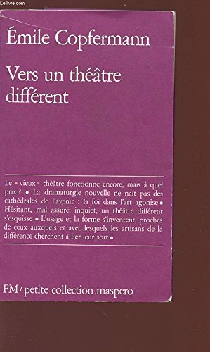 Beispielbild fr Vers un th âtre diff rent (Petite collection Masporo) zum Verkauf von WorldofBooks