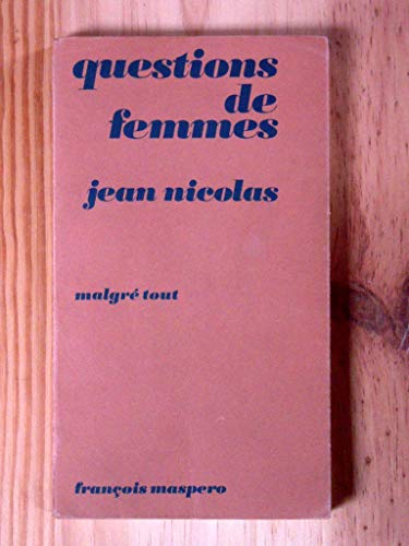 9782707109767: Questions de femmes (Malgré tout) (French Edition)