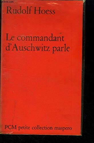 9782707110817: Le commandant d'Auschwitz parle