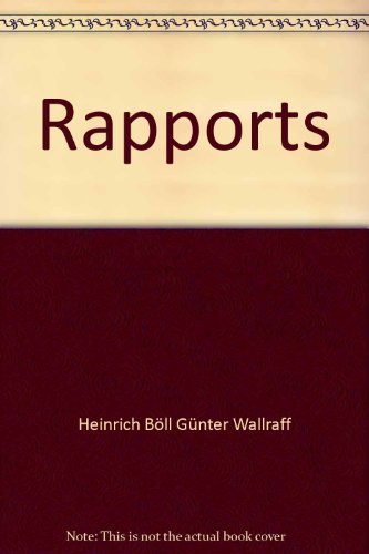 Stock image for Rapports for sale by Librairie Th  la page