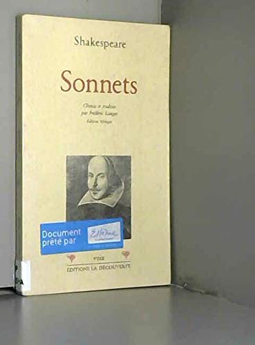 9782707115102: Sonnets