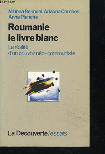 Beispielbild fr Roumanie, le livre blanc zum Verkauf von A TOUT LIVRE