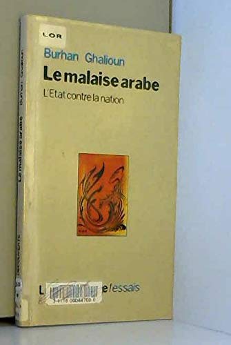 Imagen de archivo de Le Malaise Arabe : L'etat Contre La Nation a la venta por RECYCLIVRE