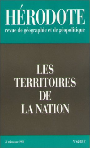 Beispielbild fr Hrodote n 62 : les territoires de la Nation zum Verkauf von medimops