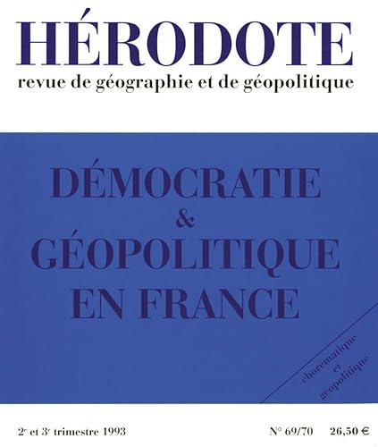 Beispielbild fr Dmocratie et gopolitique en France zum Verkauf von Ammareal