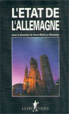 Stock image for L'tat de l'Allemagne for sale by Librairie Th  la page