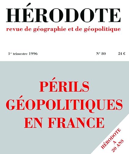 Imagen de archivo de 1er trimestre 1996, Prils gopolitiques en France a la venta por LibrairieLaLettre2