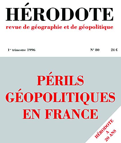 Stock image for 1er trimestre 1996, Prils gopolitiques en France for sale by LibrairieLaLettre2