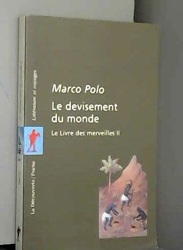 Stock image for Le devisement du monde: Tome 2, Le livre des merveilles for sale by LeLivreVert