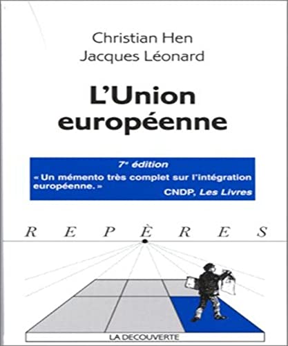 9782707128454: L'Union europenne (Repres)