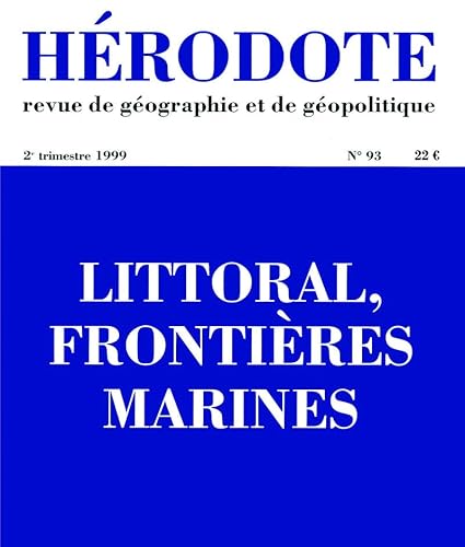 Stock image for Herodote n093 littoral frontieres marines for sale by medimops