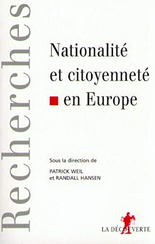 Imagen de archivo de Nationalite et citoyennete en Europe a la venta por Marbus Farm Books