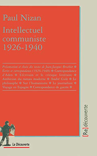 9782707135247: Intellectuel communiste, 1926-1940