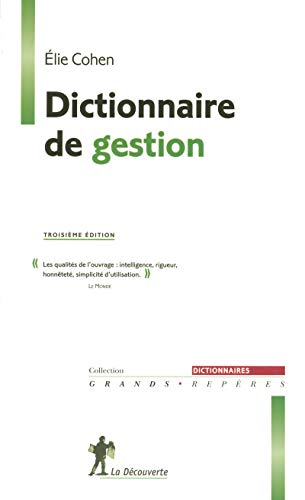 Beispielbild fr Dictionnaire de gestion zum Verkauf von Ammareal