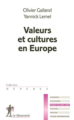 Stock image for Valeurs et cultures en Europe for sale by medimops