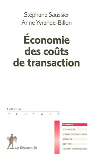 9782707140081: Economie des cots de transaction