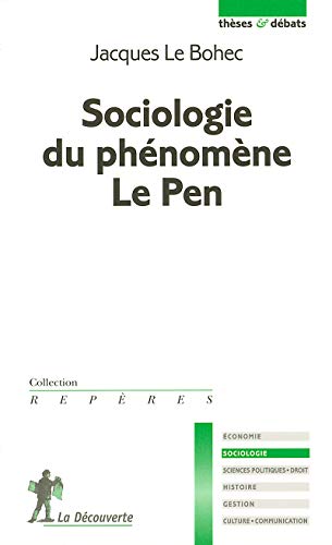 Beispielbild fr Sociologie du phnomne Le Pen zum Verkauf von Ammareal