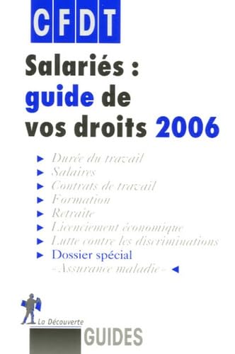 Beispielbild fr Salaris : guide de vos droits zum Verkauf von Ammareal