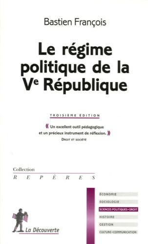 Beispielbild fr Le rgime politique de la Ve Rpublique zum Verkauf von medimops