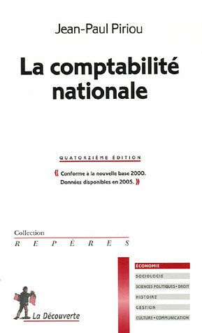 Imagen de archivo de La comptabilit nationale a la venta por Ammareal