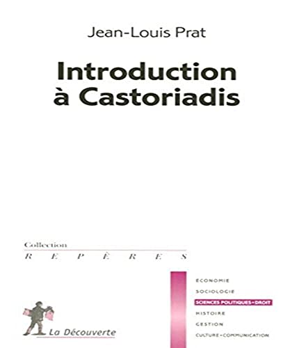 Beispielbild fr Introduction  Castoriadis zum Verkauf von medimops